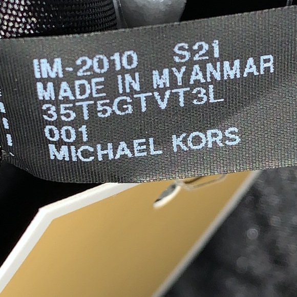 MICHAEL KORS LARGE CHAIN BLACK JET SET TRAVEL - Picture 4 of 8